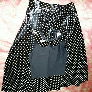 Black Milk Set Polka Dot